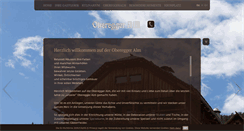 Desktop Screenshot of obereggeralm.com